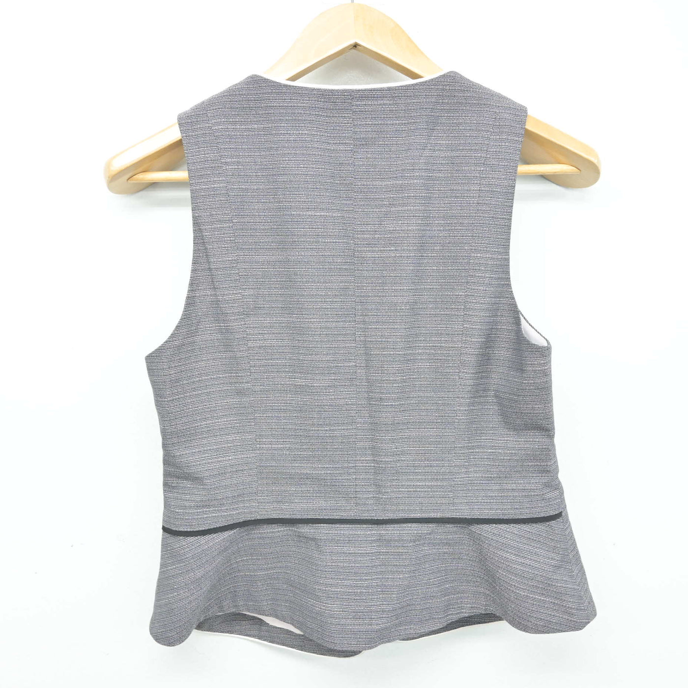 【中古】 事務服 女子制服 2点 (ベスト・スカート) sf091066
