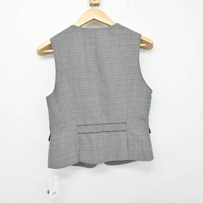 【中古】 事務服 女子制服 3点 (ベスト・スカート) sf091067