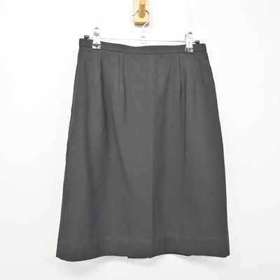 【中古】 事務服 女子制服 3点 (ベスト・スカート) sf091067