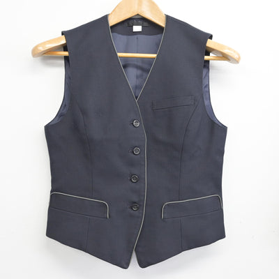 【中古】北海道 藻岩高等学校 女子制服 2点 (ベスト・スカート) sf091070