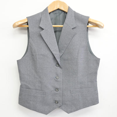 【中古】北海道 札幌平岸高等学校 女子制服 2点 (ベスト・スカート) sf091072