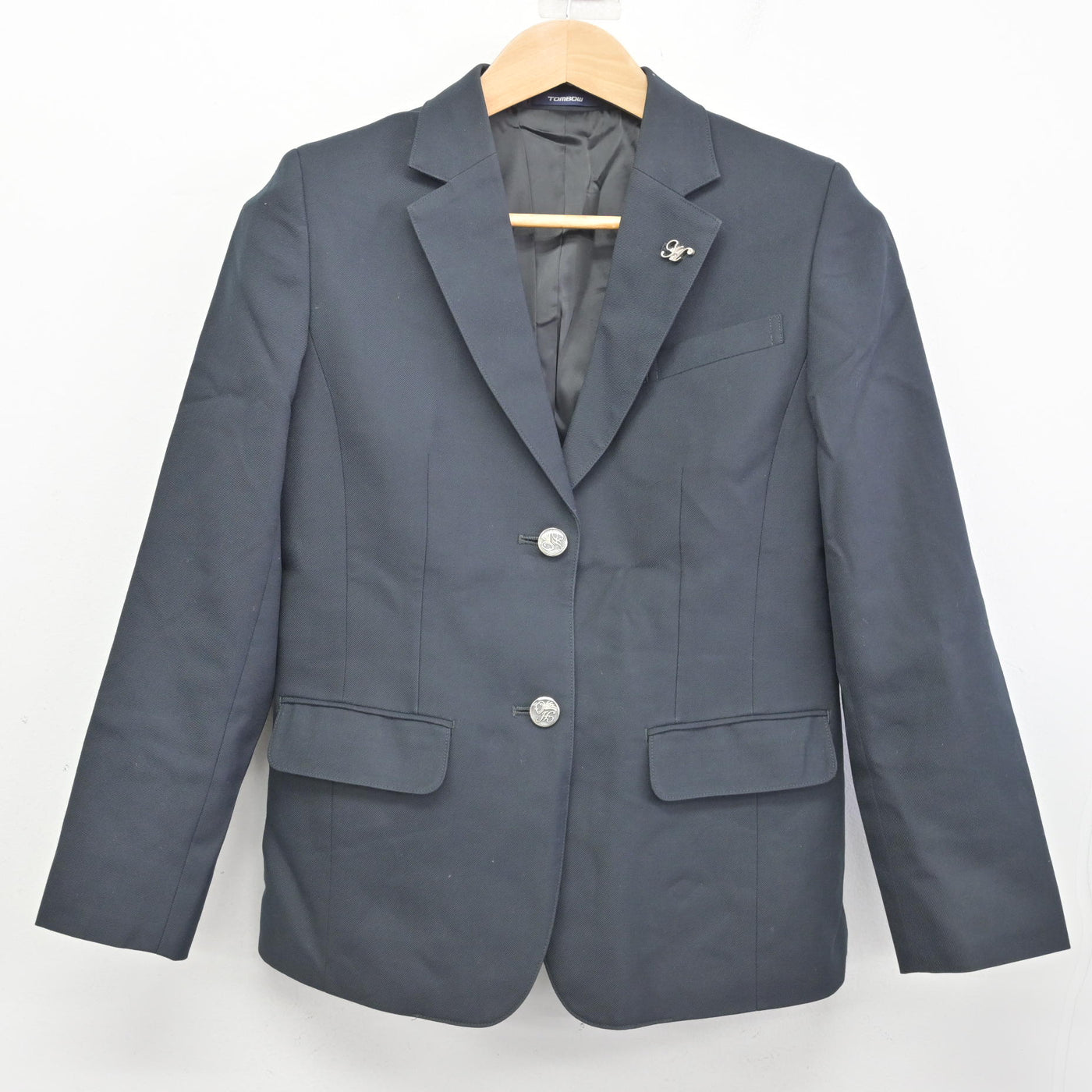 【中古】鹿児島県 鳳凰高等学校 女子制服 5点 (ブレザー・シャツ・スカート) sf091075