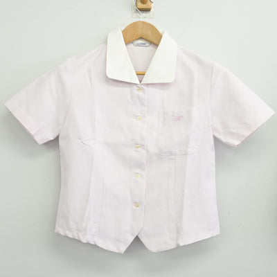 【中古】鹿児島県 鳳凰高等学校 女子制服 2点 (シャツ・スカート) sf091077