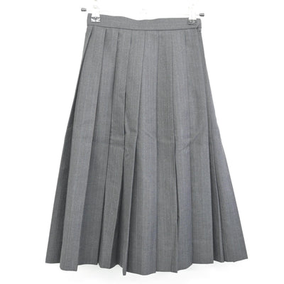 【中古】愛知県 誠信高等学校 女子制服 3点 (ニットベスト・シャツ・スカート) sf091087