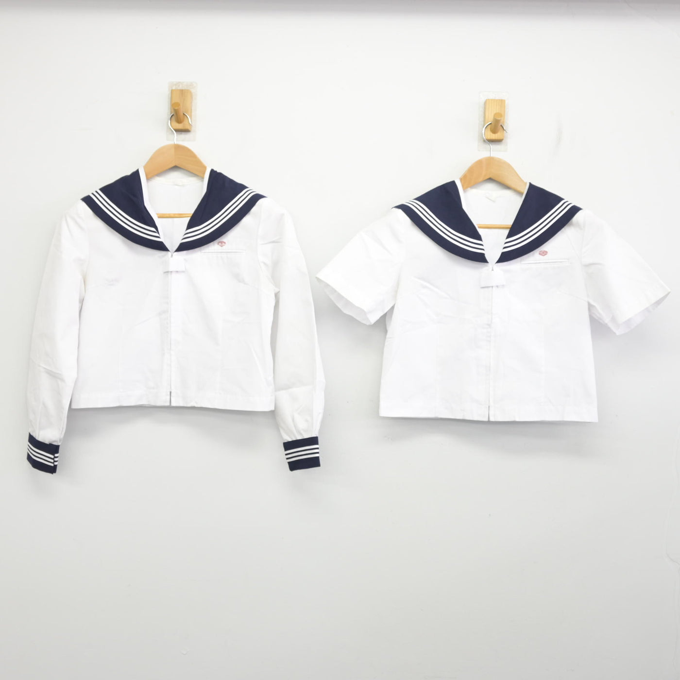 【中古】埼玉県 川越西高等学校 女子制服 2点 (セーラー服) sf091094