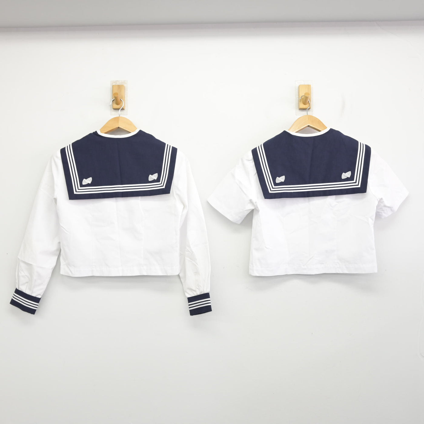 【中古】埼玉県 川越西高等学校 女子制服 2点 (セーラー服) sf091094