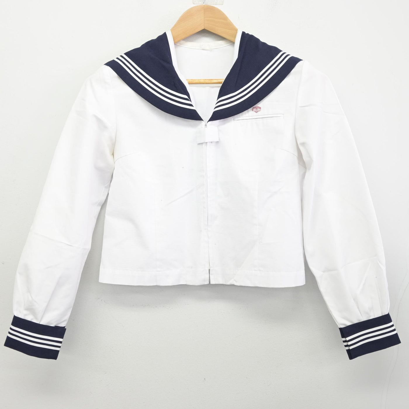 【中古】埼玉県 川越西高等学校 女子制服 2点 (セーラー服) sf091094