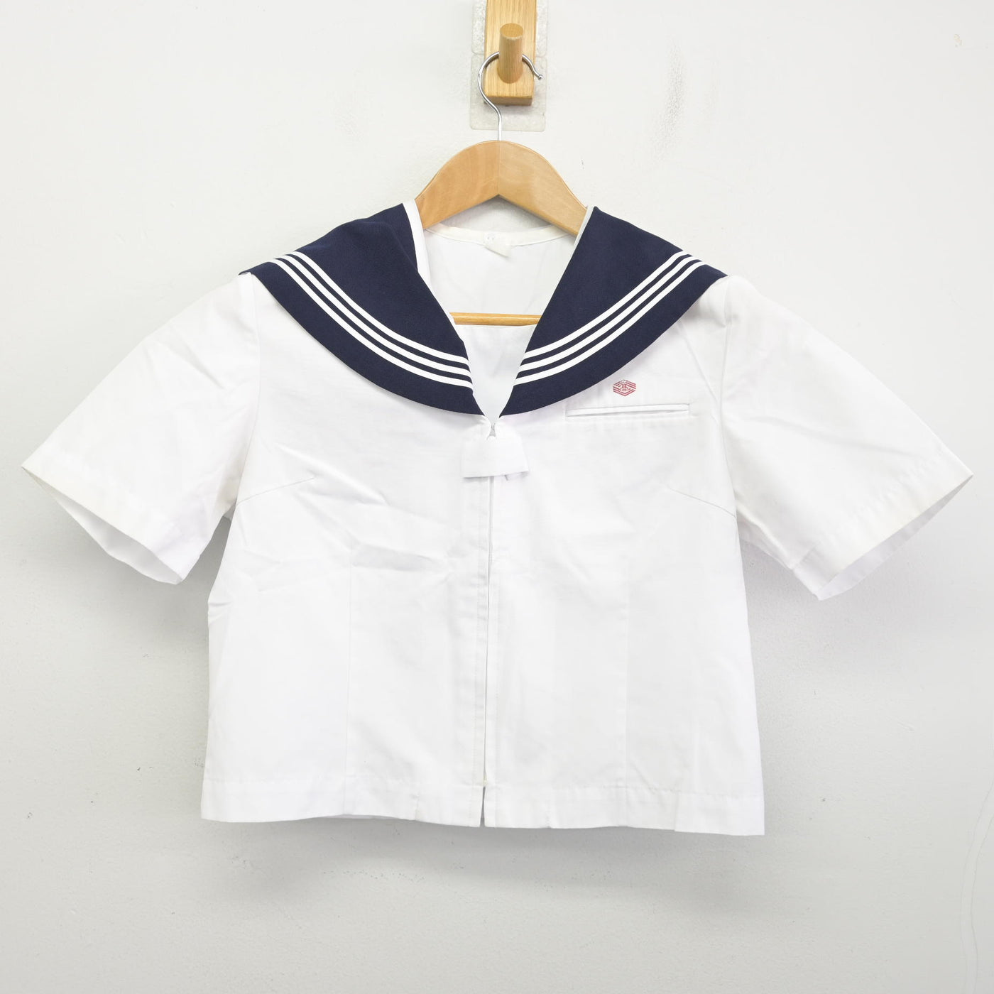 【中古】埼玉県 川越西高等学校 女子制服 2点 (セーラー服) sf091094