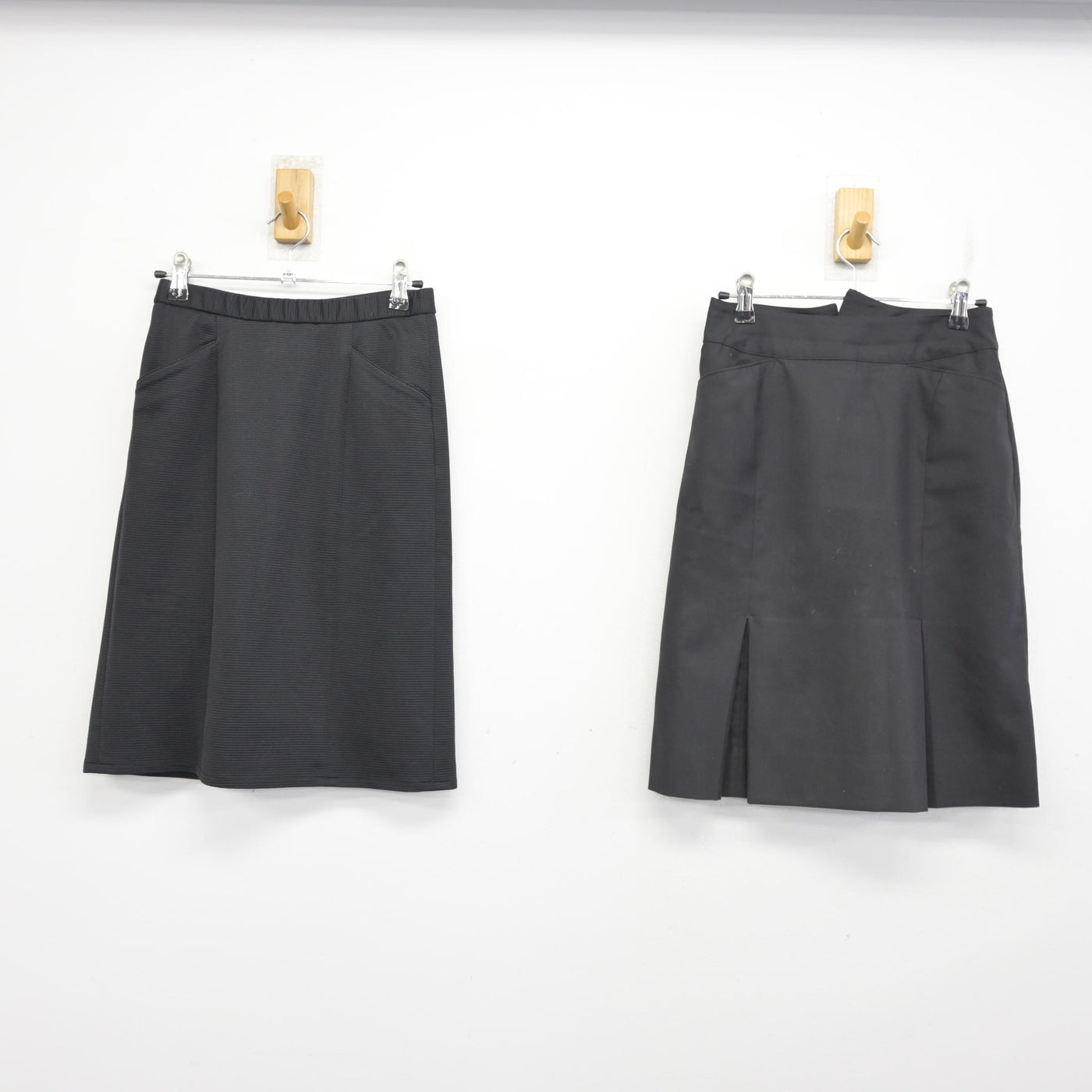 【中古】 事務服 女子制服 3点 (ベスト・スカート・スカート) sf091099