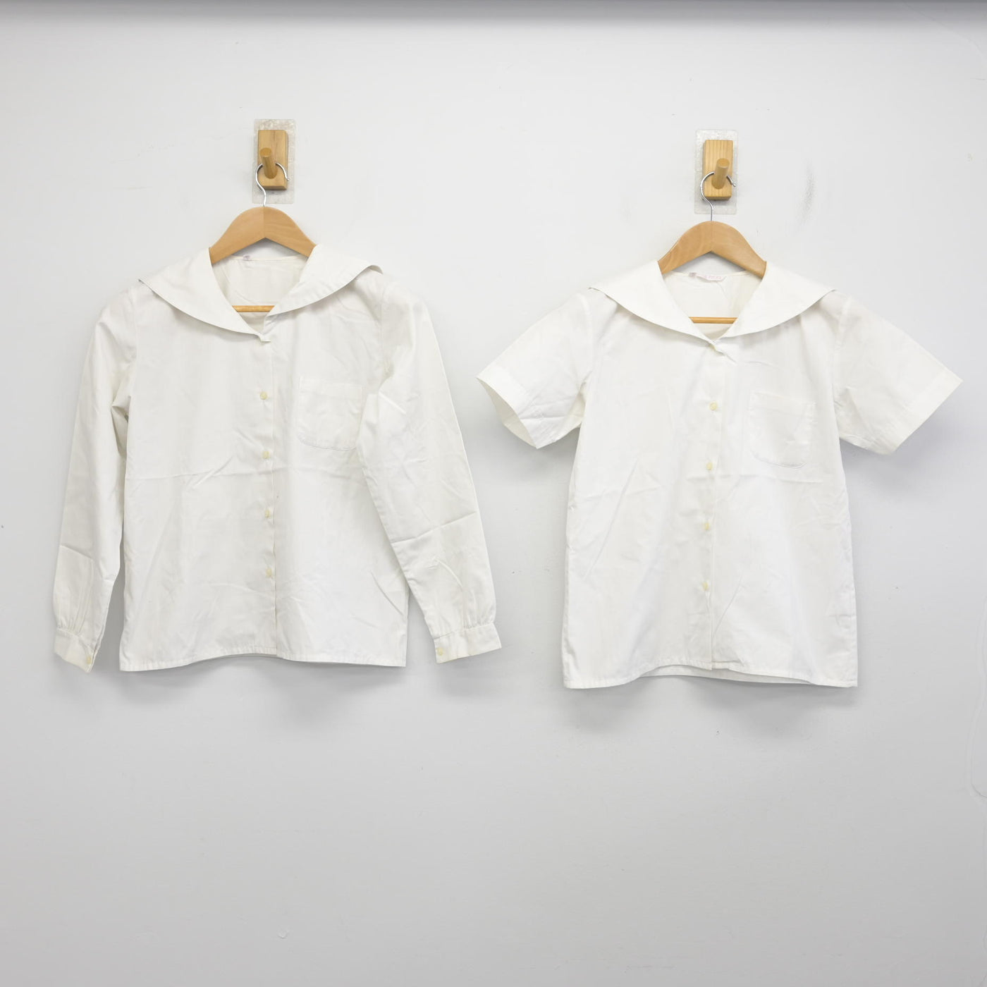 【中古】岡山県 芳田中学校 女子制服 2点 (セーラー服) sf091102