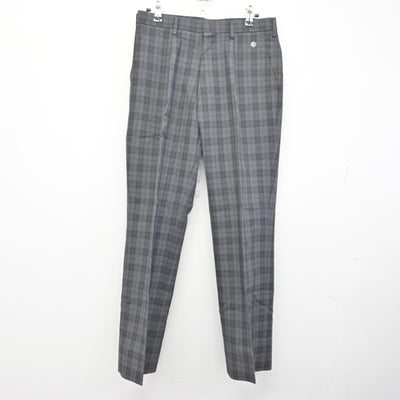 【中古】岡山県 岡山理科大学附属中学校・高等学校 男子制服 4点 (ブレザー・シャツ・ズボン) sf091103
