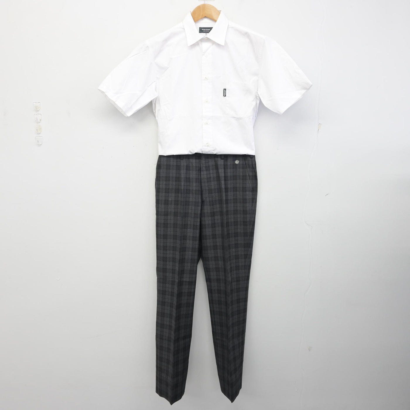 【中古】岡山県 岡山理科大学附属中学校・高等学校 男子制服 3点 (シャツ・シャツ・ズボン) sf091104