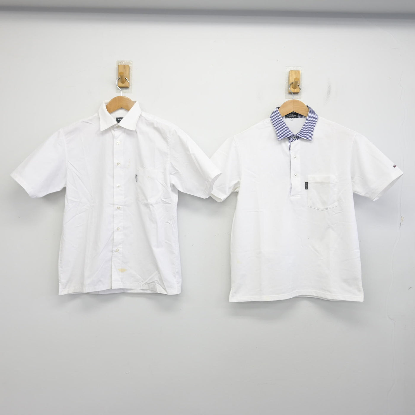 【中古】岡山県 岡山理科大学附属中学校・高等学校 男子制服 2点 (シャツ・シャツ) sf091106