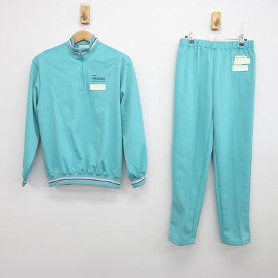 【中古】宮城県 中田中学校 女子制服 2点 (ジャージ 上・ジャージ 下) sf091109