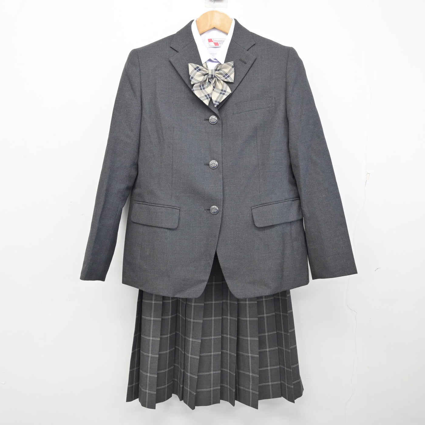 【中古】神奈川県 橋本高等学校 女子制服 4点 (ブレザー・シャツ・スカート) sf091121