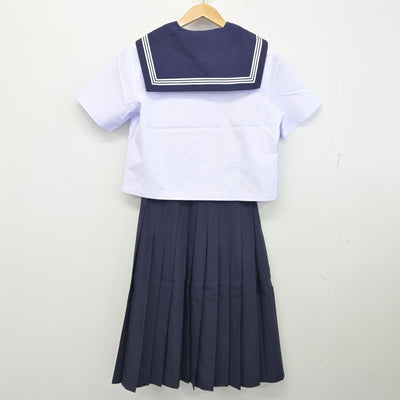 【中古】富山県 小杉中学校 女子制服 3点 (セーラー服・スカート) sf091126