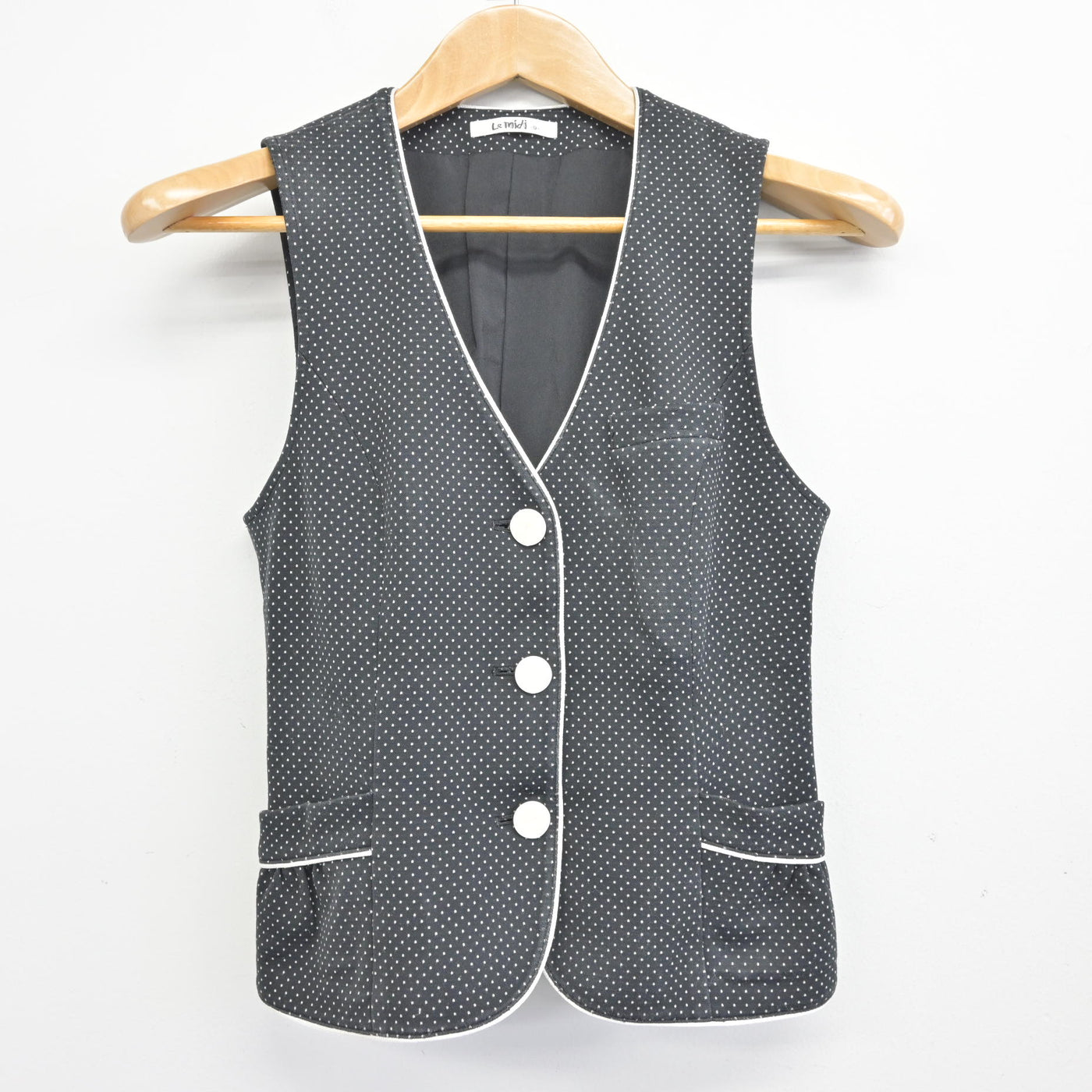 【中古】 事務服 女子制服 2点 (ベスト・スカート) sf091145