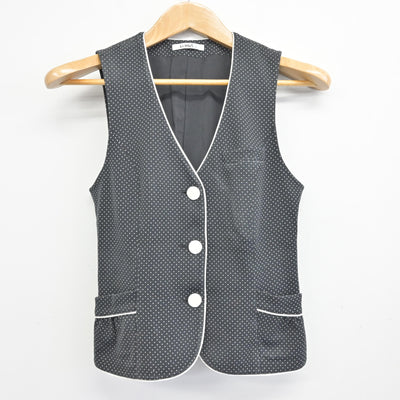【中古】 事務服 女子制服 2点 (ベスト・スカート) sf091145