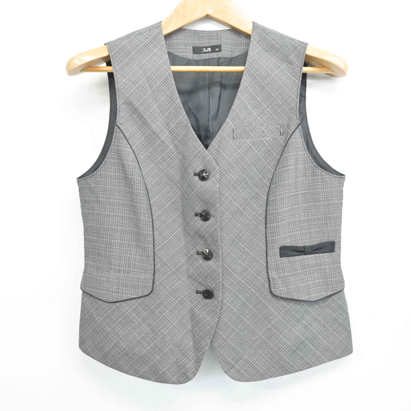 【中古】 事務服 女子制服 2点 (ベスト・スカート) sf091146