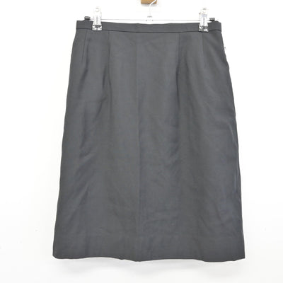 【中古】 事務服 女子制服 2点 (ベスト・スカート) sf091146