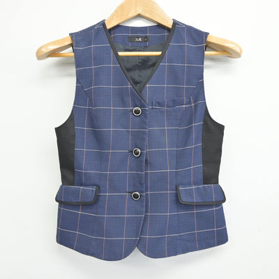 【中古】 事務服 女子制服 2点 (ベスト・スカート) sf091147