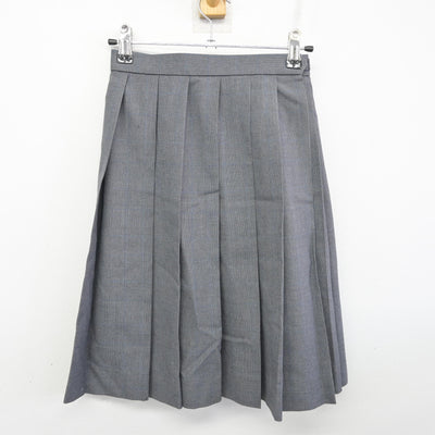 【中古】兵庫県 須磨学園高等学校・中学校 女子制服 3点 (ニットベスト・シャツ・スカート) sf091150