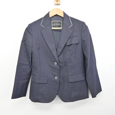 【中古】福岡県 福岡市内中学標準服 女子制服 4点 (ブレザー・シャツ・スカート) sf091158