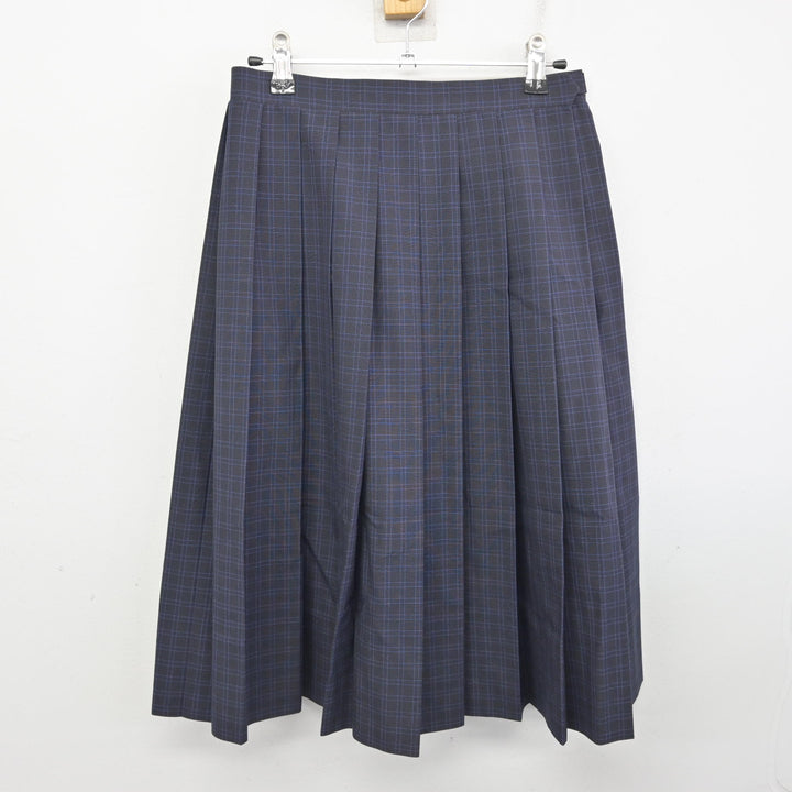 中古】福岡県 福岡市内中学標準服 女子制服 2点 (シャツ・スカート