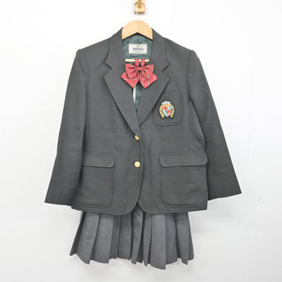【中古】大阪府 平野高等学校 女子制服 3点 (ブレザー・スカート) sf091161