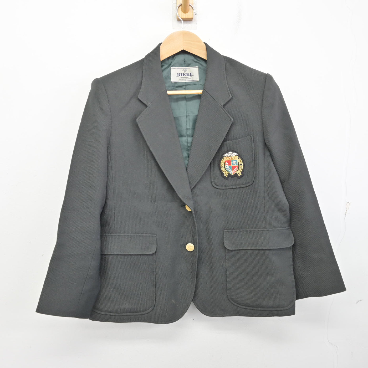 【中古】大阪府 平野高等学校 女子制服 3点 (ブレザー・スカート) sf091161