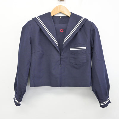 【中古】大阪府 長吉中学校 女子制服 2点 (セーラー服・スカート) sf091163