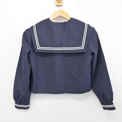 【中古】大阪府 長吉中学校 女子制服 2点 (セーラー服・スカート) sf091163