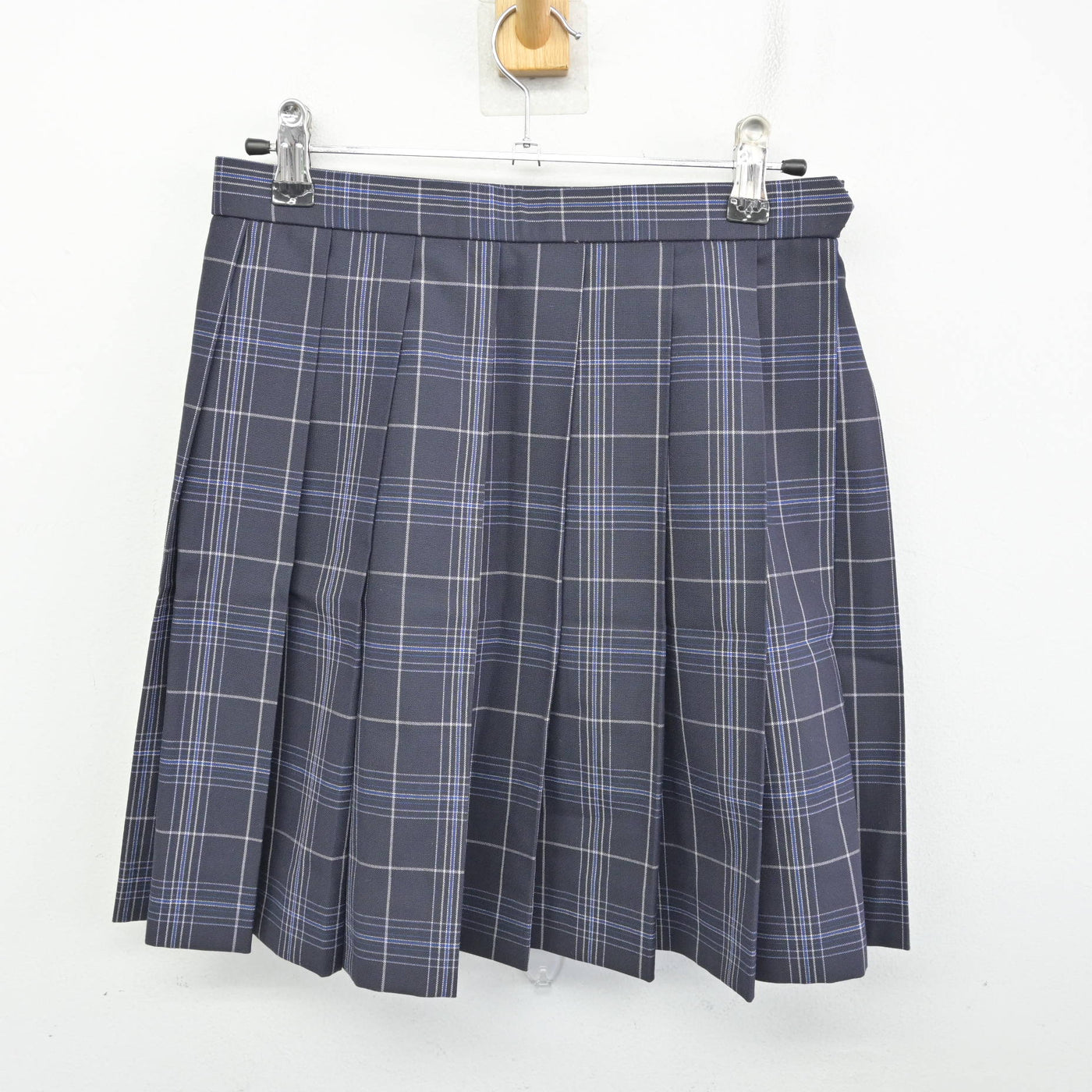 【中古】東京都 青梅総合高等学校 女子制服 3点 (ニットベスト・スカート) sf091165