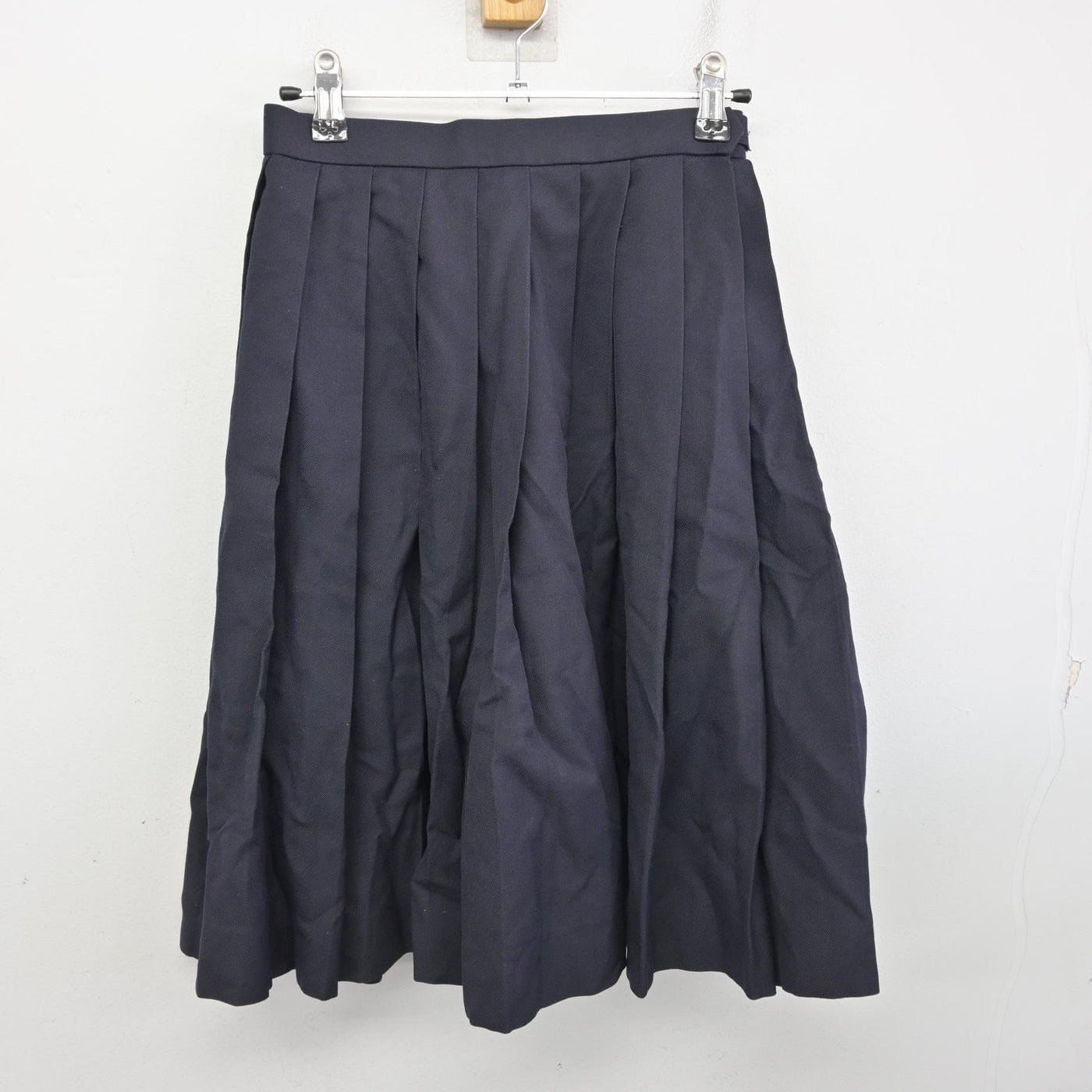 【中古】兵庫県 須磨学園高等学校・中学校 女子制服 2点 (ニットベスト・スカート) sf091169