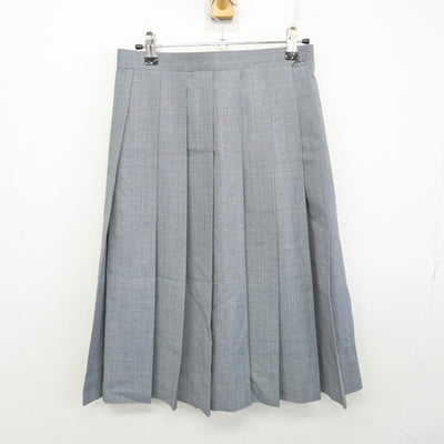 【中古】埼玉県 入間川中学校 女子制服 3点 (ベスト・シャツ・スカート) sf091175