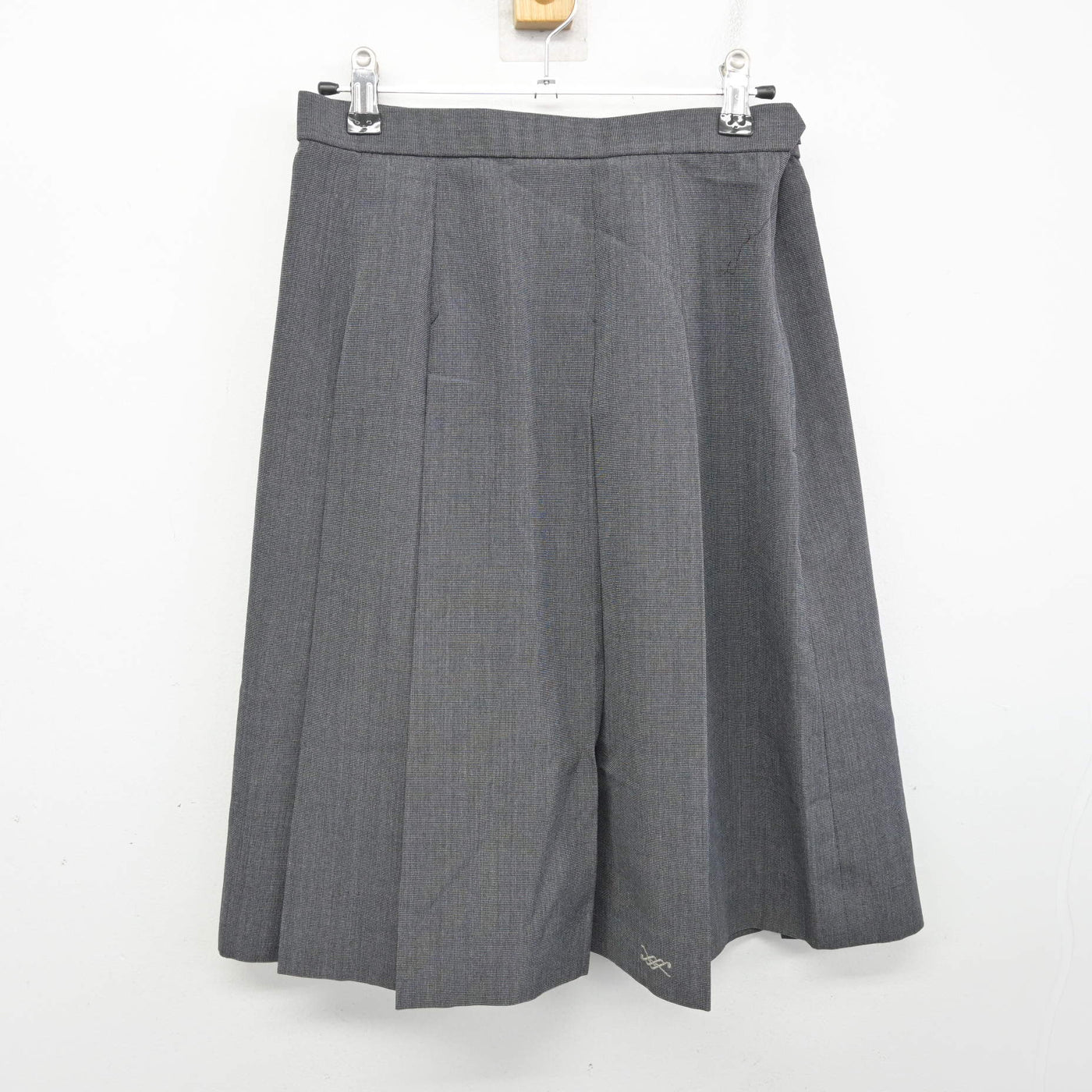【中古】広島県 舟入高等学校 女子制服 3点 (ニット・スカート) sf091179