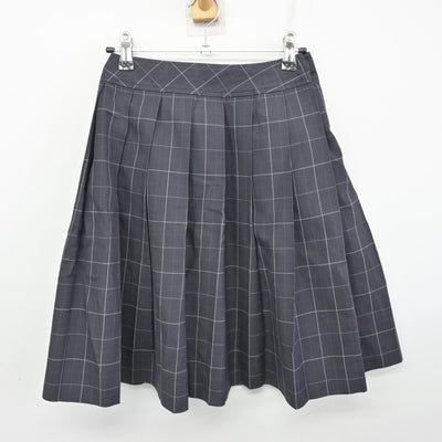 【中古】宮城県 仙台商業高等学校 女子制服 2点 (ニットベスト・スカート) sf091184