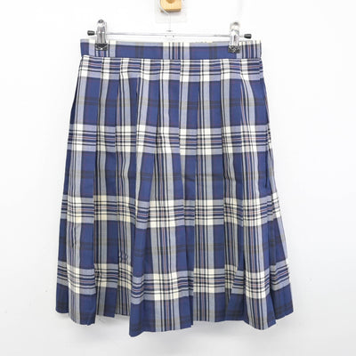 【中古】茨城県 鹿島学園高等学校 女子制服 2点 (シャツ・スカート) sf091188
