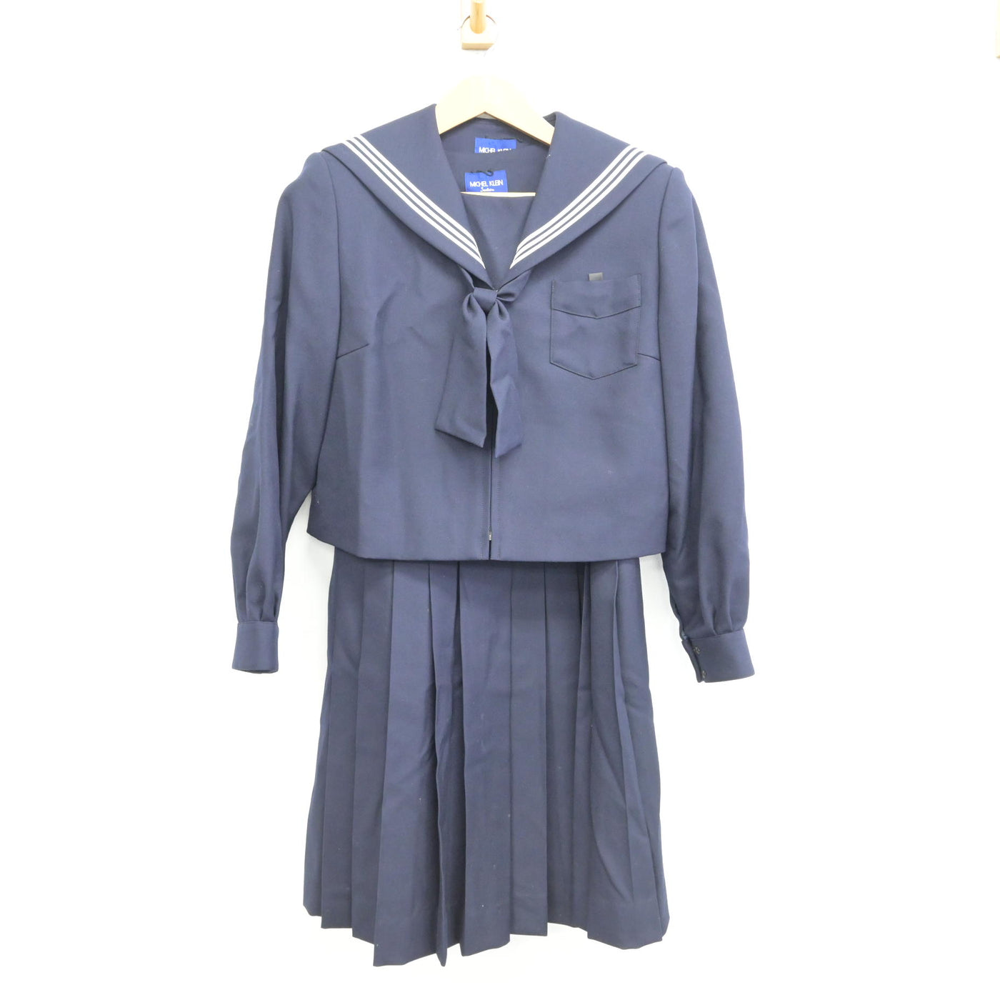 【中古】北海道 北海道旭川商業高等学校 女子制服 3点 (セーラー服・ジャンパースカート) sf091191
