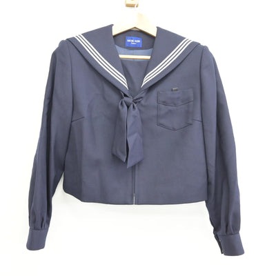 【中古】北海道 北海道旭川商業高等学校 女子制服 3点 (セーラー服・ジャンパースカート) sf091191