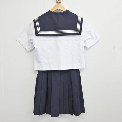 【中古】北海道 北海道旭川商業高等学校 女子制服 3点 (セーラー服・スカート) sf091192