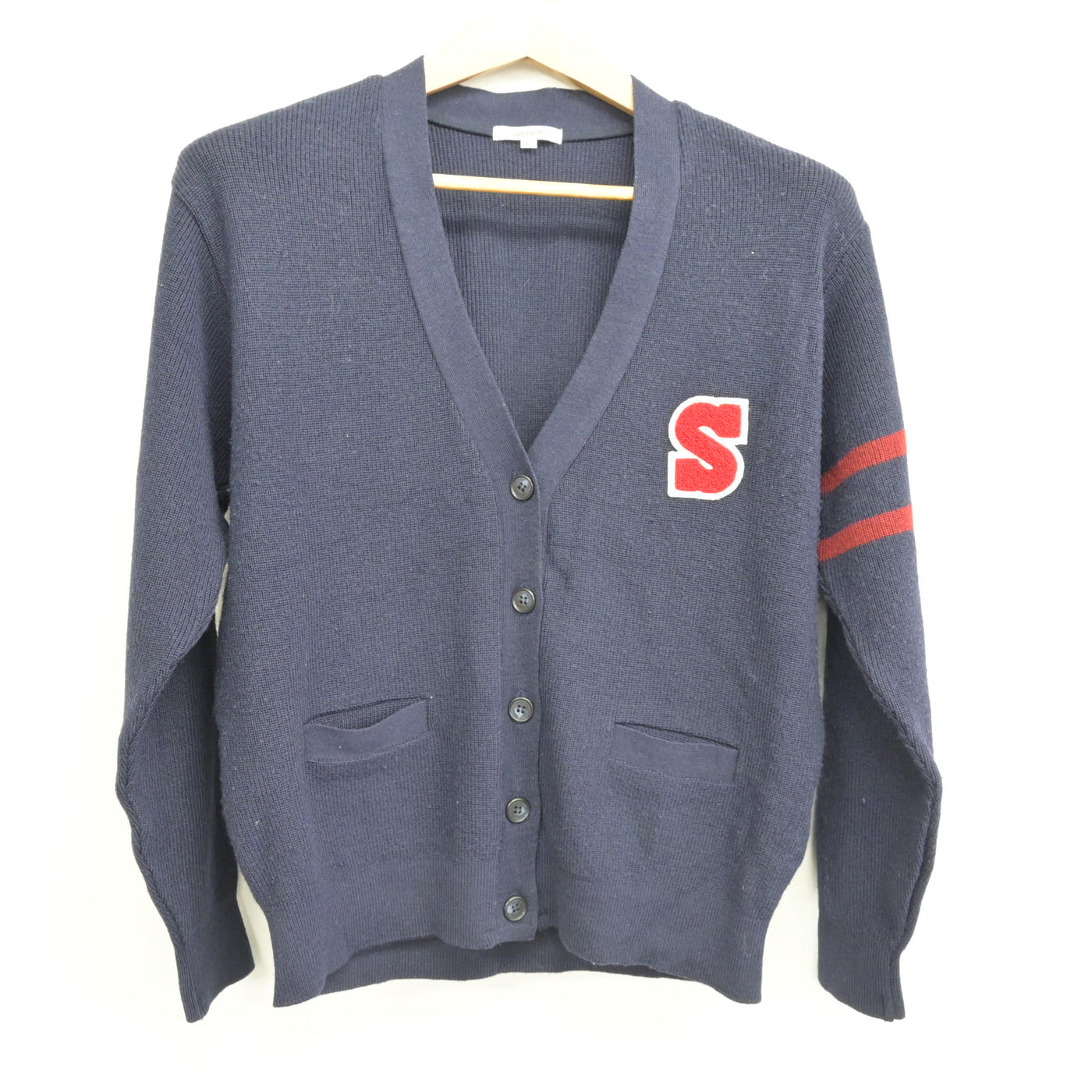 【中古】岡山県 西大寺高等学校 女子制服 2点 (ニット・スカート) sf091194