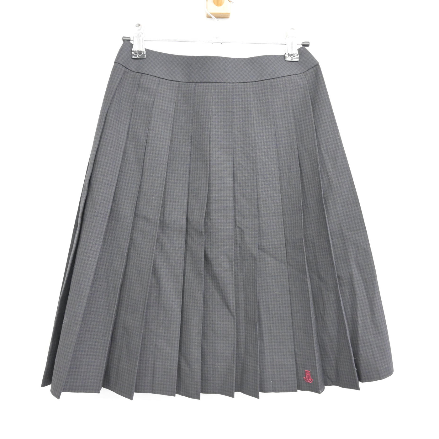【中古】岡山県 西大寺高等学校 女子制服 3点 (ニットベスト・シャツ・スカート) sf091195