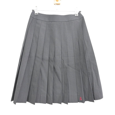 【中古】岡山県 西大寺高等学校 女子制服 3点 (ニットベスト・シャツ・スカート) sf091195