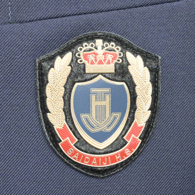 【中古】岡山県 西大寺高等学校 女子制服 2点 (ブレザー・ニット) sf091196