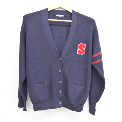 【中古】岡山県 西大寺高等学校 女子制服 2点 (ブレザー・ニット) sf091196