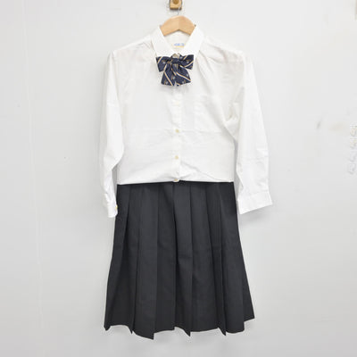 【中古】大阪府 天王寺高等学校 女子制服 5点 (ブレザー・シャツ・スカート) sf091201