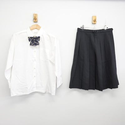 【中古】大阪府 天王寺高等学校 女子制服 5点 (ブレザー・シャツ・スカート) sf091201