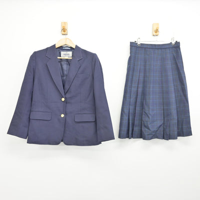 【中古】大阪府 東住吉中学校 女子制服 4点 (ブレザー・スカート) sf091203