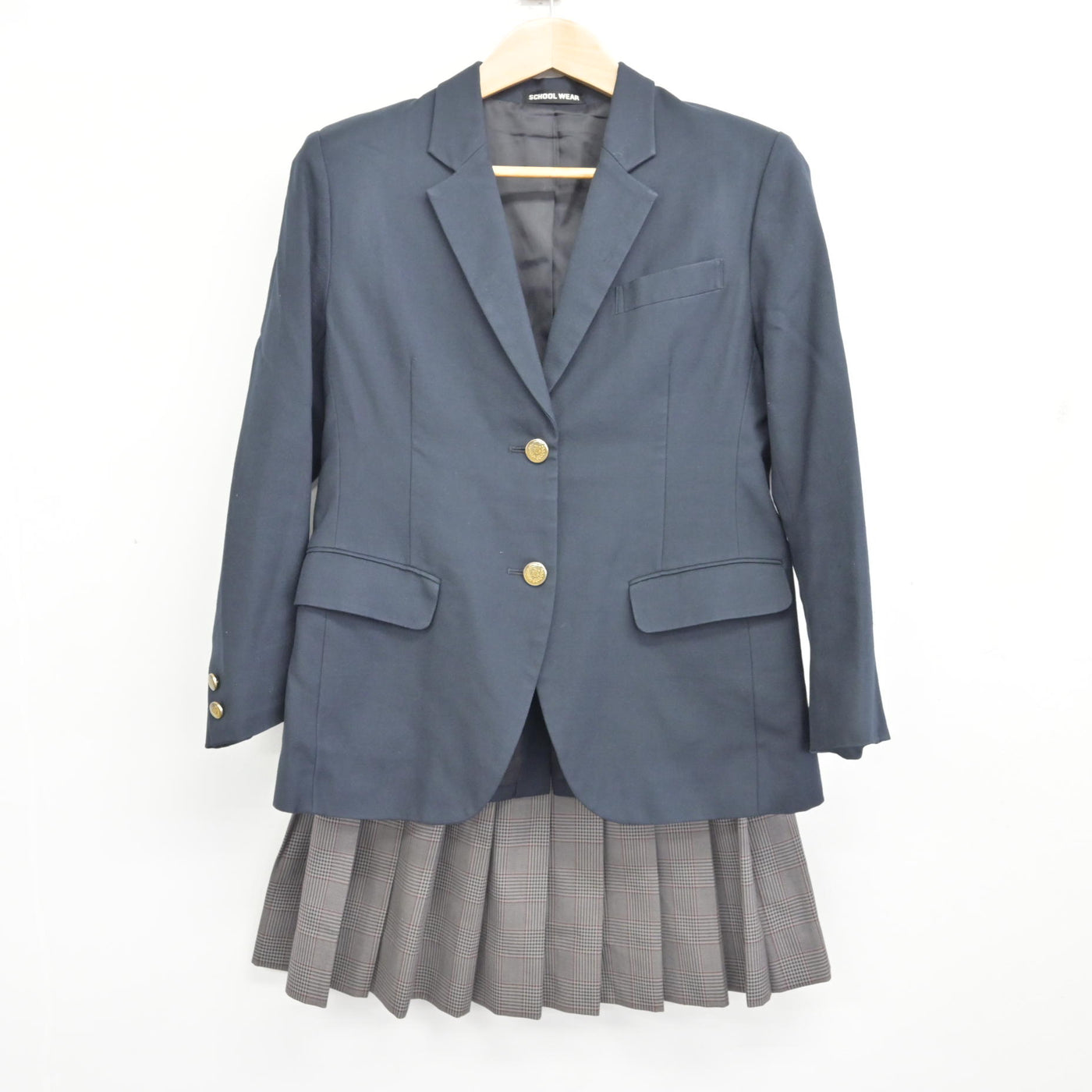 【中古】東京都 文京高等学校 女子制服 2点 (ブレザー・スカート) sf091204